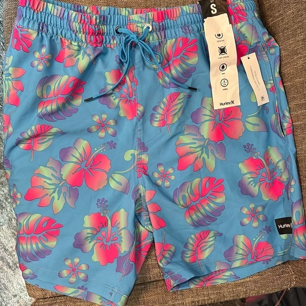 Hurley Men's Cannonball Volley Swim Trunk. NWT!